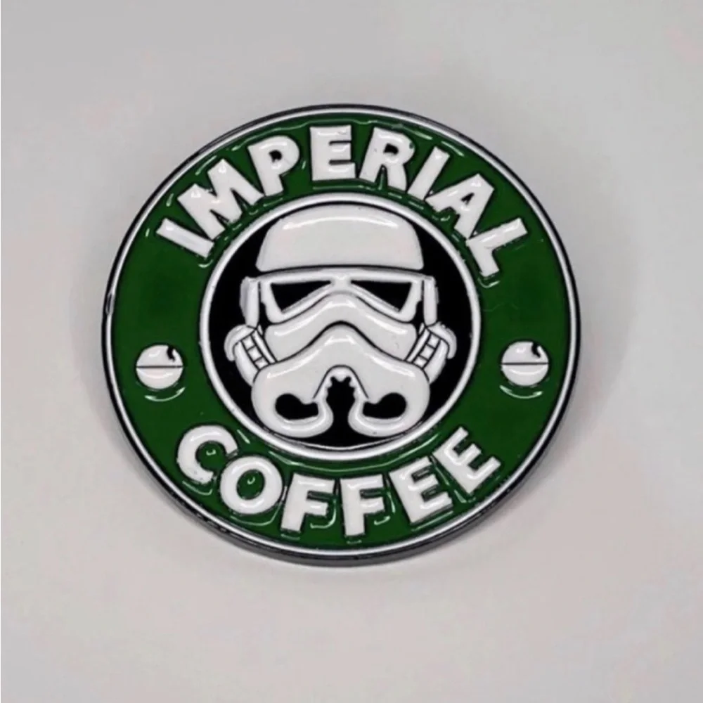 Brand New Star Wars Imperial Coffee Enamel Pin